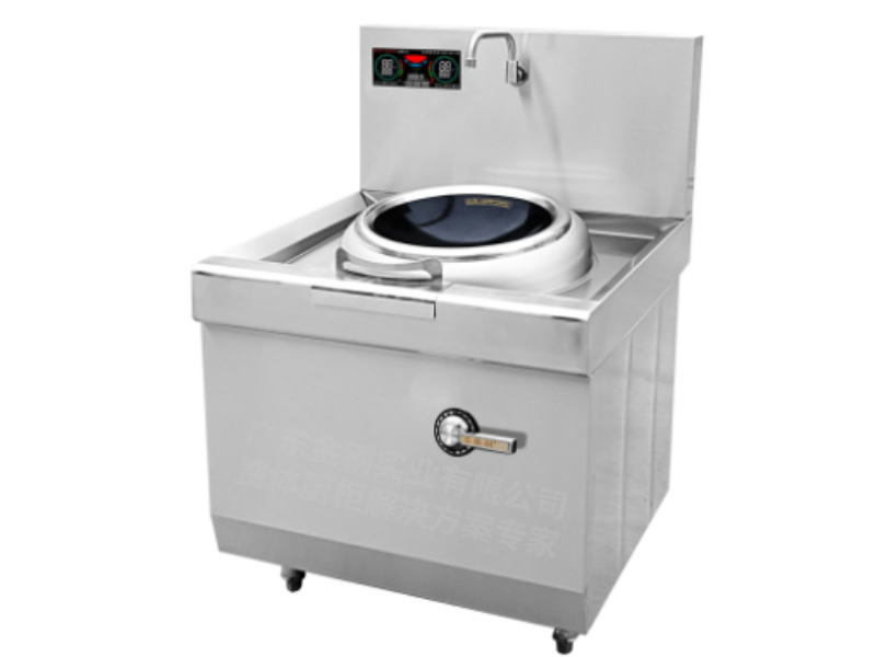 電磁單頭無尾小炒爐